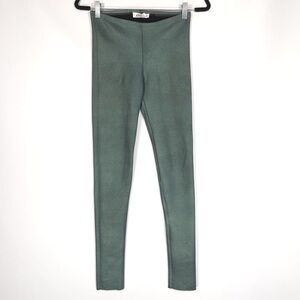 AIKO Women’s Leggings Metallic Green Stretch STYLE 253-AFA14061 USA🇺🇸MADE MEDIUM